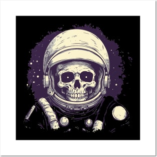 Skull Astronaut Posters and Art